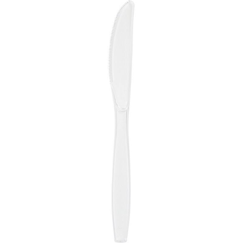 600 Clear Reusable Party Knives B559