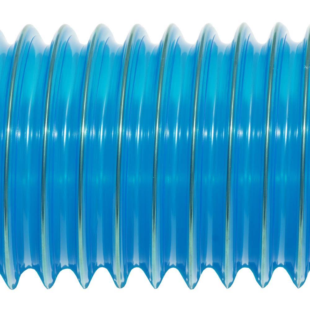 Blue PVC Flexduct 6x22 x 12 ft. Q314