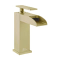 Brushed Gold Single Hole Bathroom Faucet C680