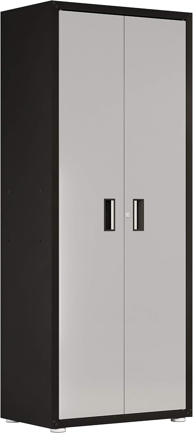 Black Steel Tall Cabinet S467577