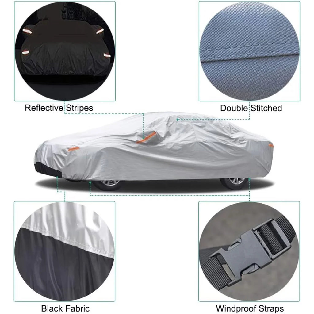 Silver Waterproof Full Exterior Car Cover G474