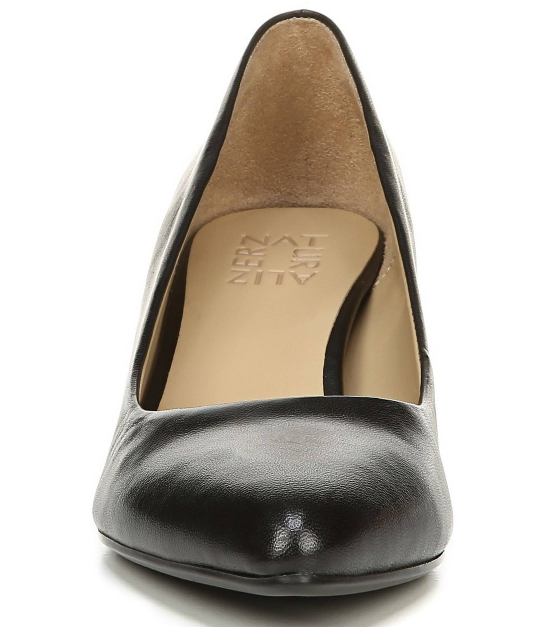 Nude Leather Pumps V938182