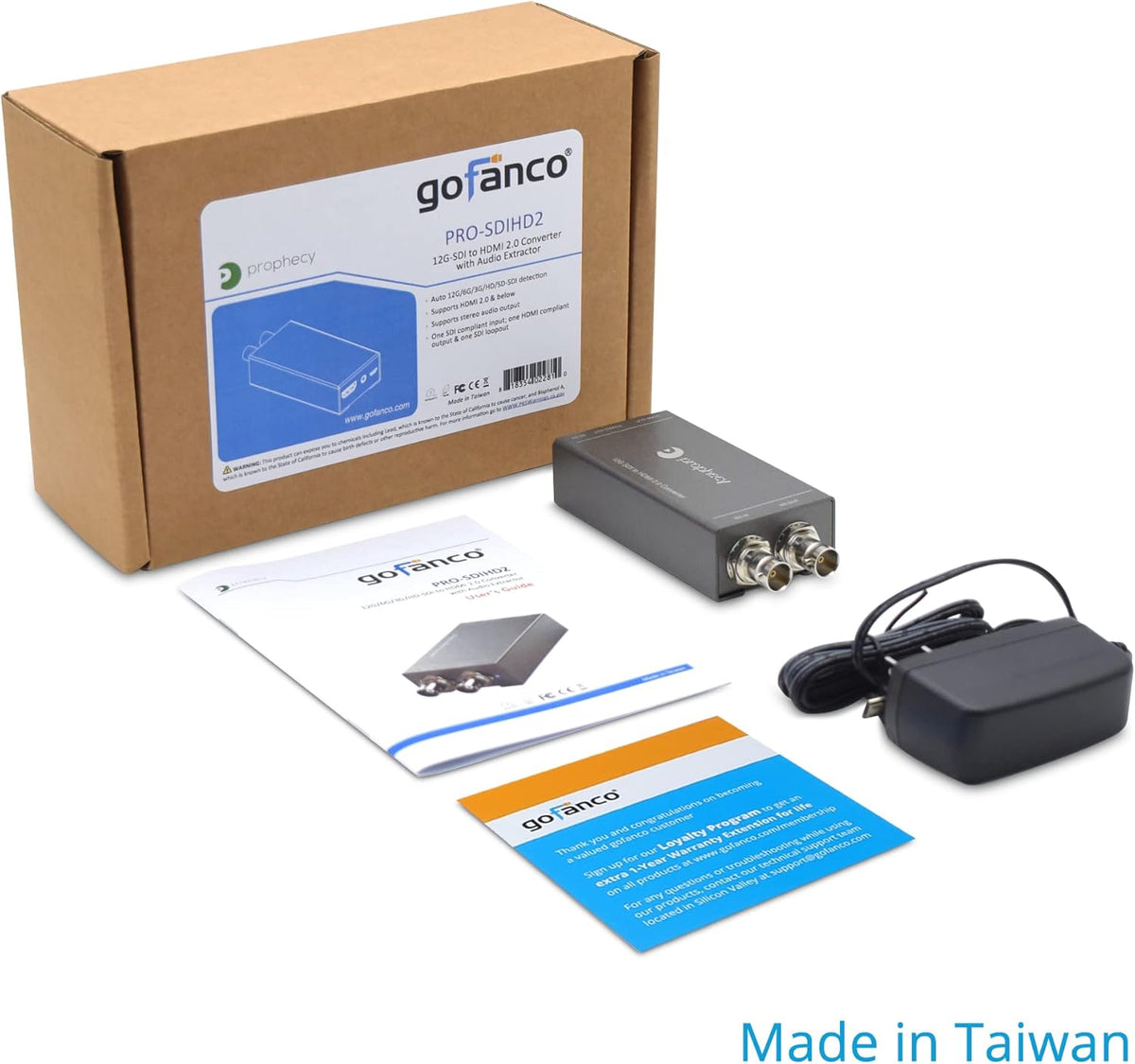 12G SDI to HDMI 2.0 Converter with Audio Q264151
