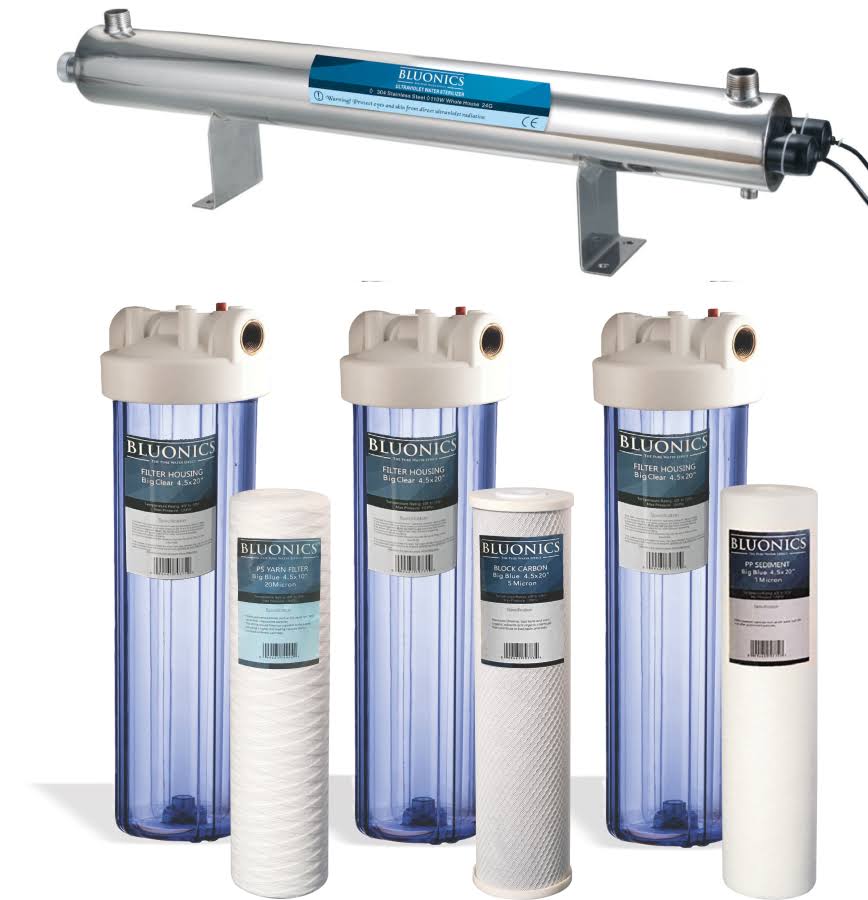 110W UV Ultraviolet Sediment Carbon Well Water Purifier P431