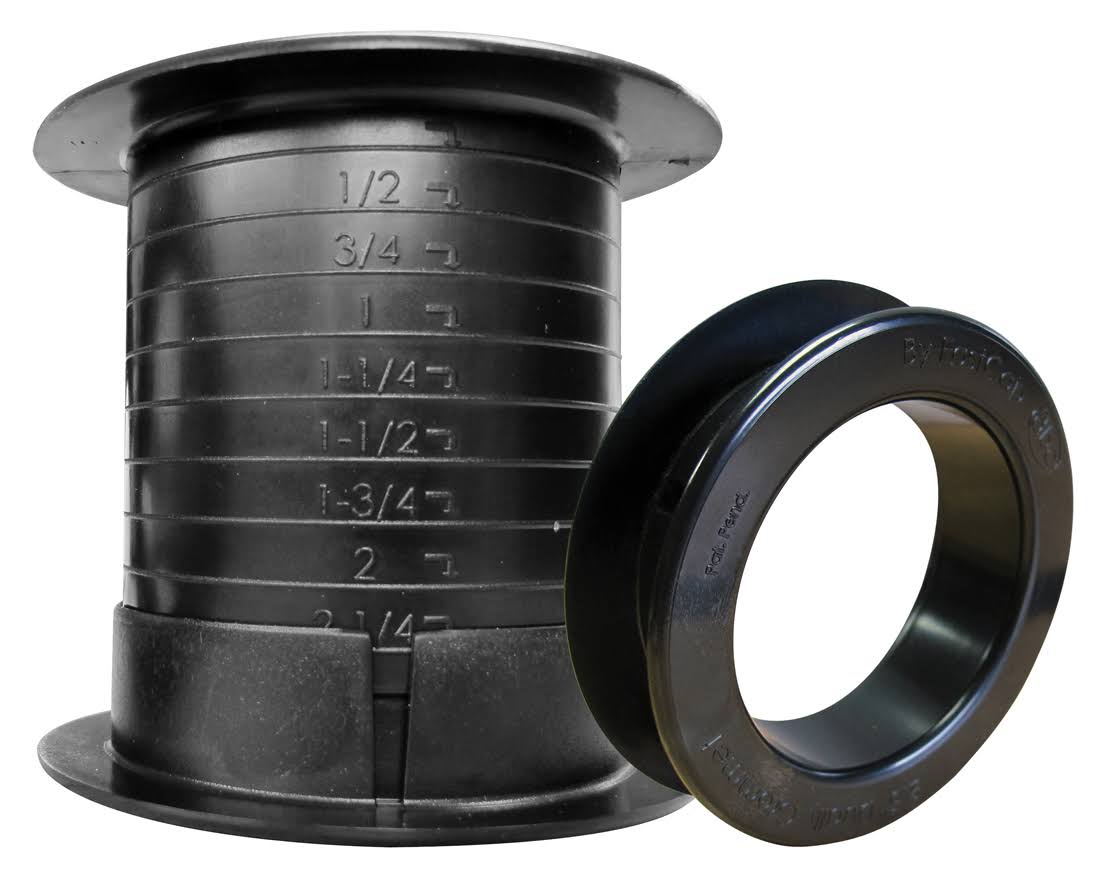 100pc 2.5In Dual Sided Grommet, Blk V71291