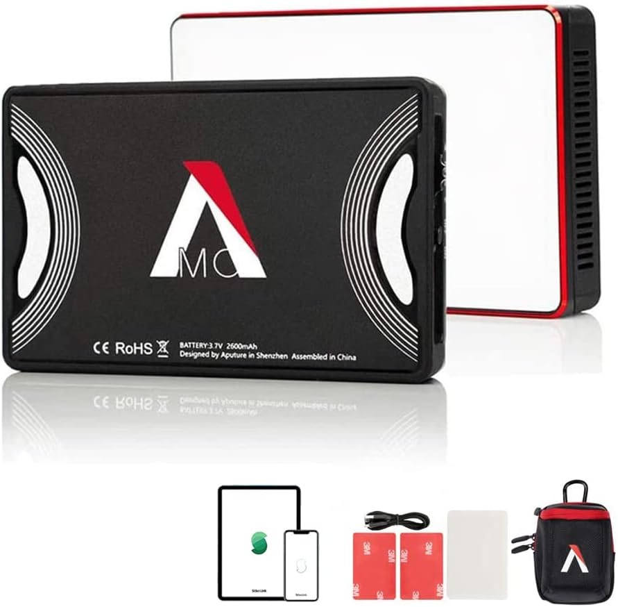 RGBWW On Camera Video Light with USB-C PD and Wireless Charging H4250