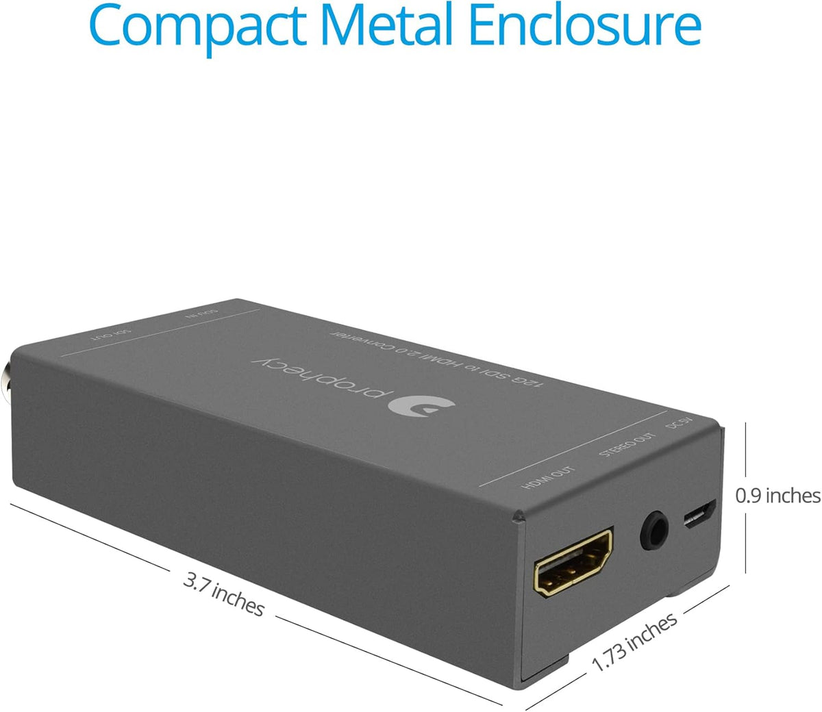 12G SDI to HDMI 2.0 Converter with Audio Q264151