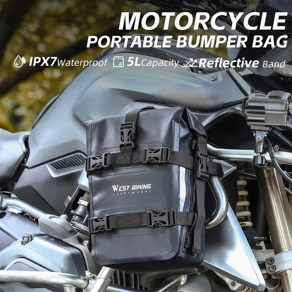 Waterproof 5L Motorcycle Side Frame Tools Bag A58646