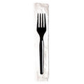 Polystyrene Fork, Medium-Weight, Black, 1000/Carton H454232