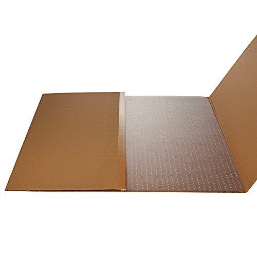 Clear Rectangle Chair Mat for Med Pile Carpet V7956
