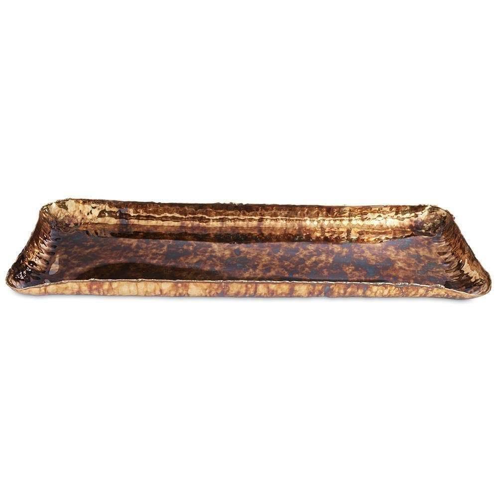 Rainbow Bronze Rectangle Tray I745