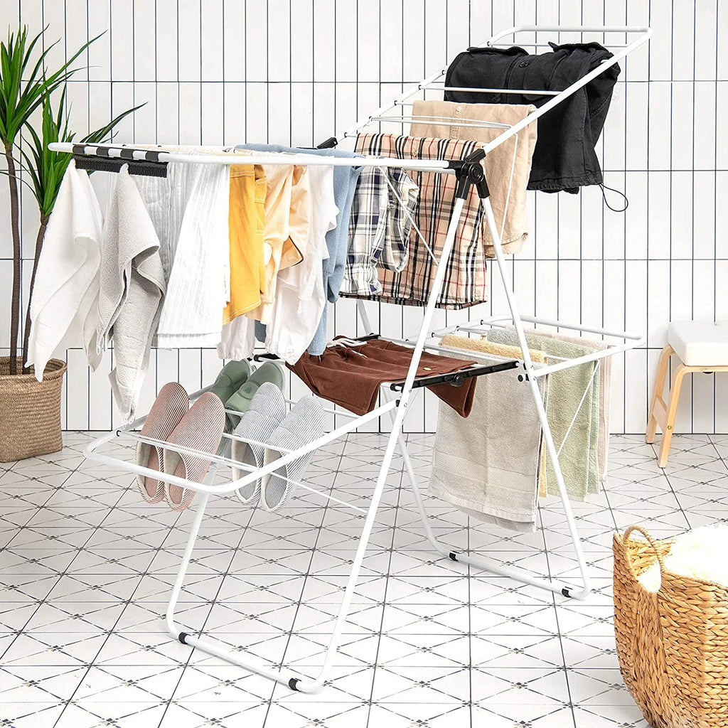 2-Layer Aluminum Clothes Drying Rack N121