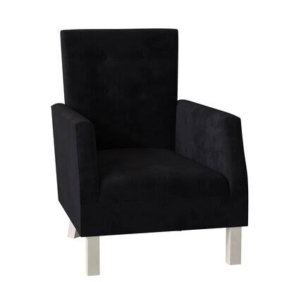 Antique White Linen Armchair O255272