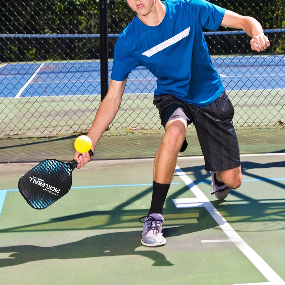 Carbon Fiber Pickleball Paddle and Ball Set U97674