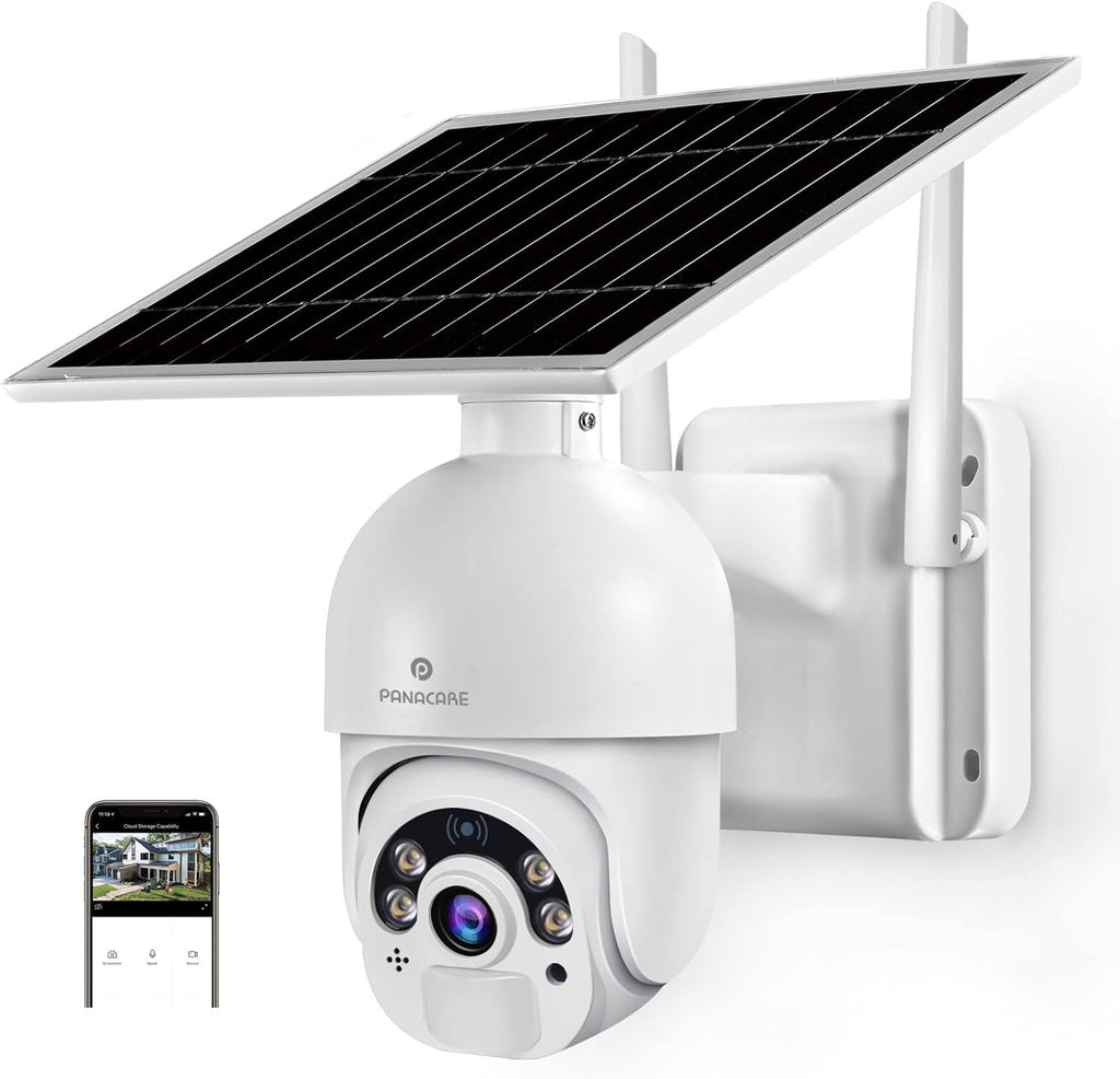 Solar Outdoor Camera 1080P 14400mAh Wireless Battery Camera B521165