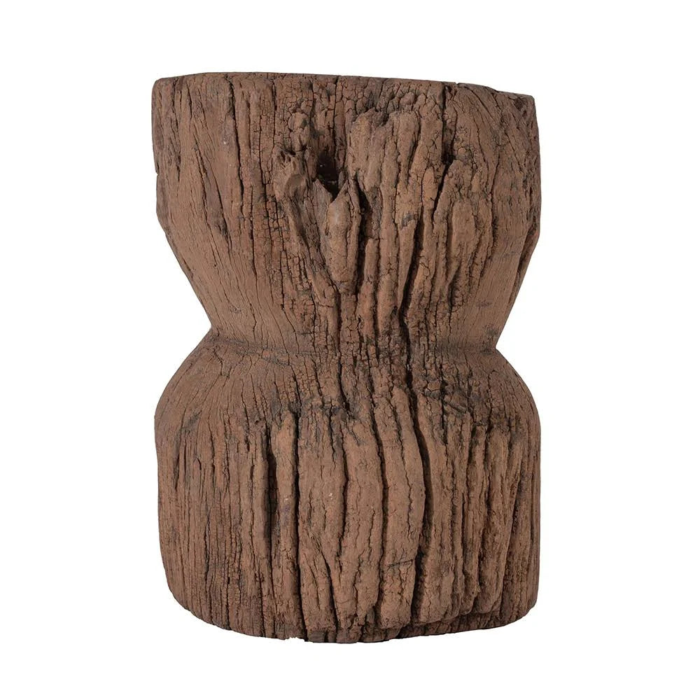 Antique Carved Round Wooden Stool H88796