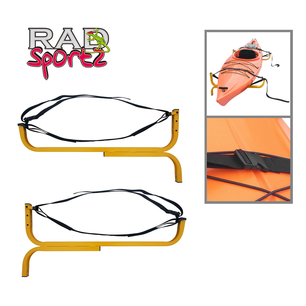 Wall Mount Hanging Kayak Storage System with 110lb Capacity S34325