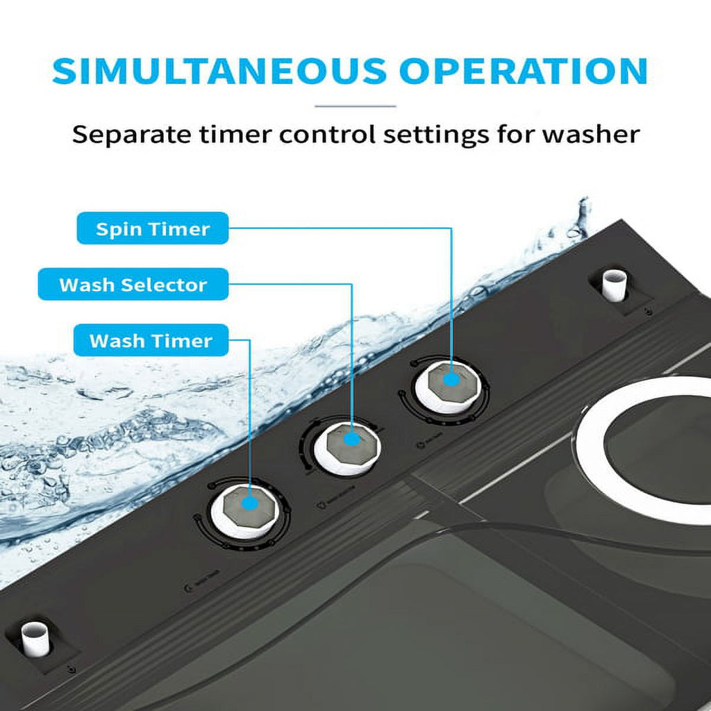 26Lbs Semi-automatic Twin Tub Washing Machine A787