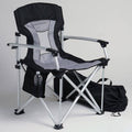 Black/Gray Travel Chair with Stingray Logo Z584