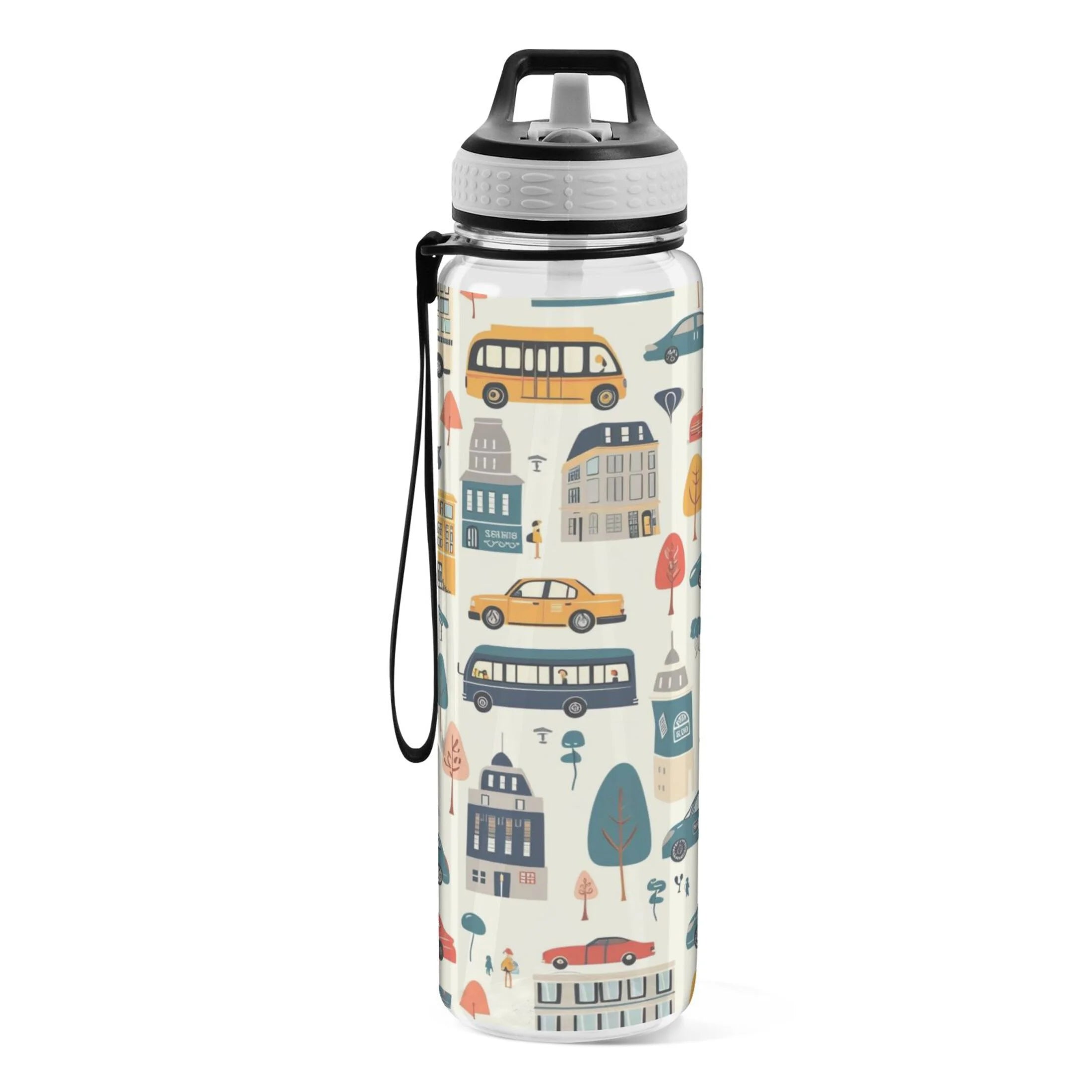 32oz Leakproof Tritan Water Bottle with Straw F18057