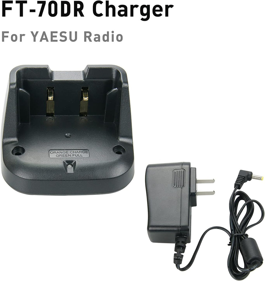 Battery Charger Base for YAESU Two Way Radio, 2 Pack U382