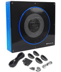 8x22 600 Watt Low Profile Powered Car Subwoofer R85027