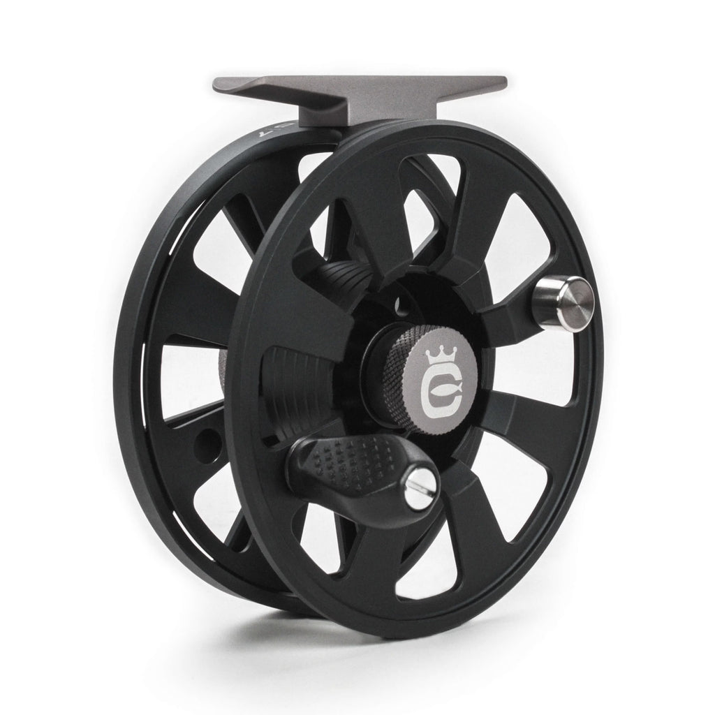 Cortland Crown Series Fly Reel, Disc Drag-Machine Anodized - 3/5 F157