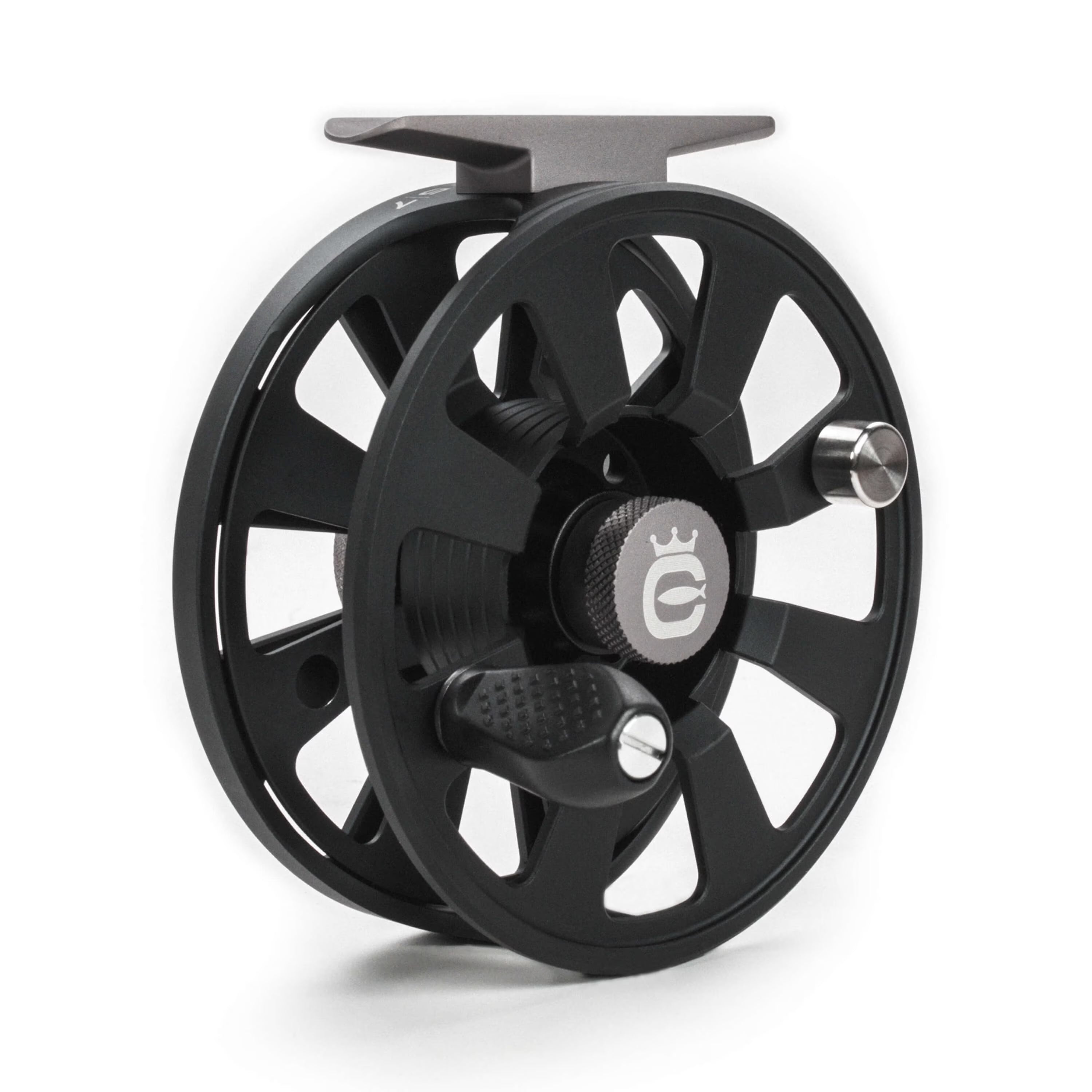 Cortland Crown Series Fly Reel, Disc Drag-Machine Anodized - 3/5 F157