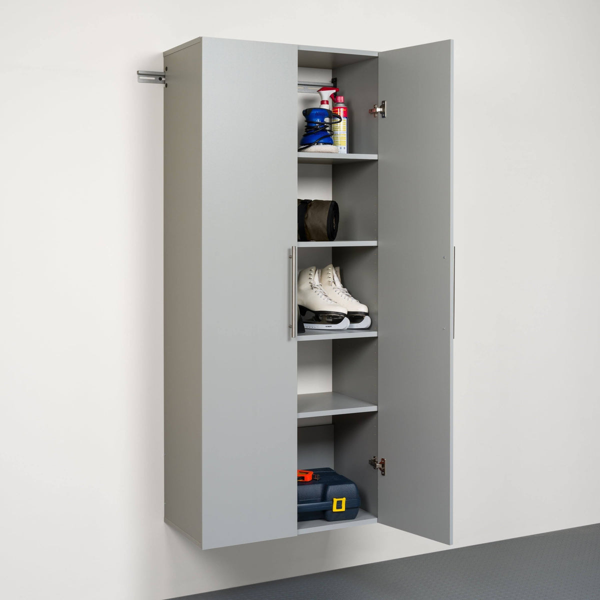 White Storage Cabinet E596