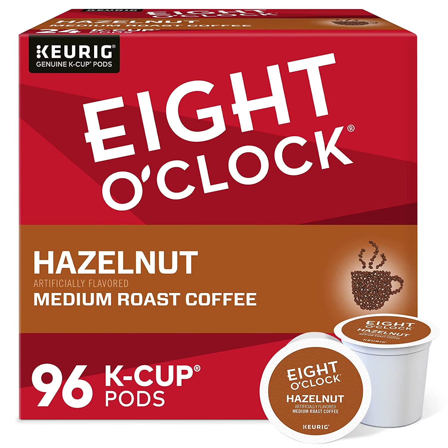 Hazelnut Medium Roast Coffee Pods, 96 Count Z271492