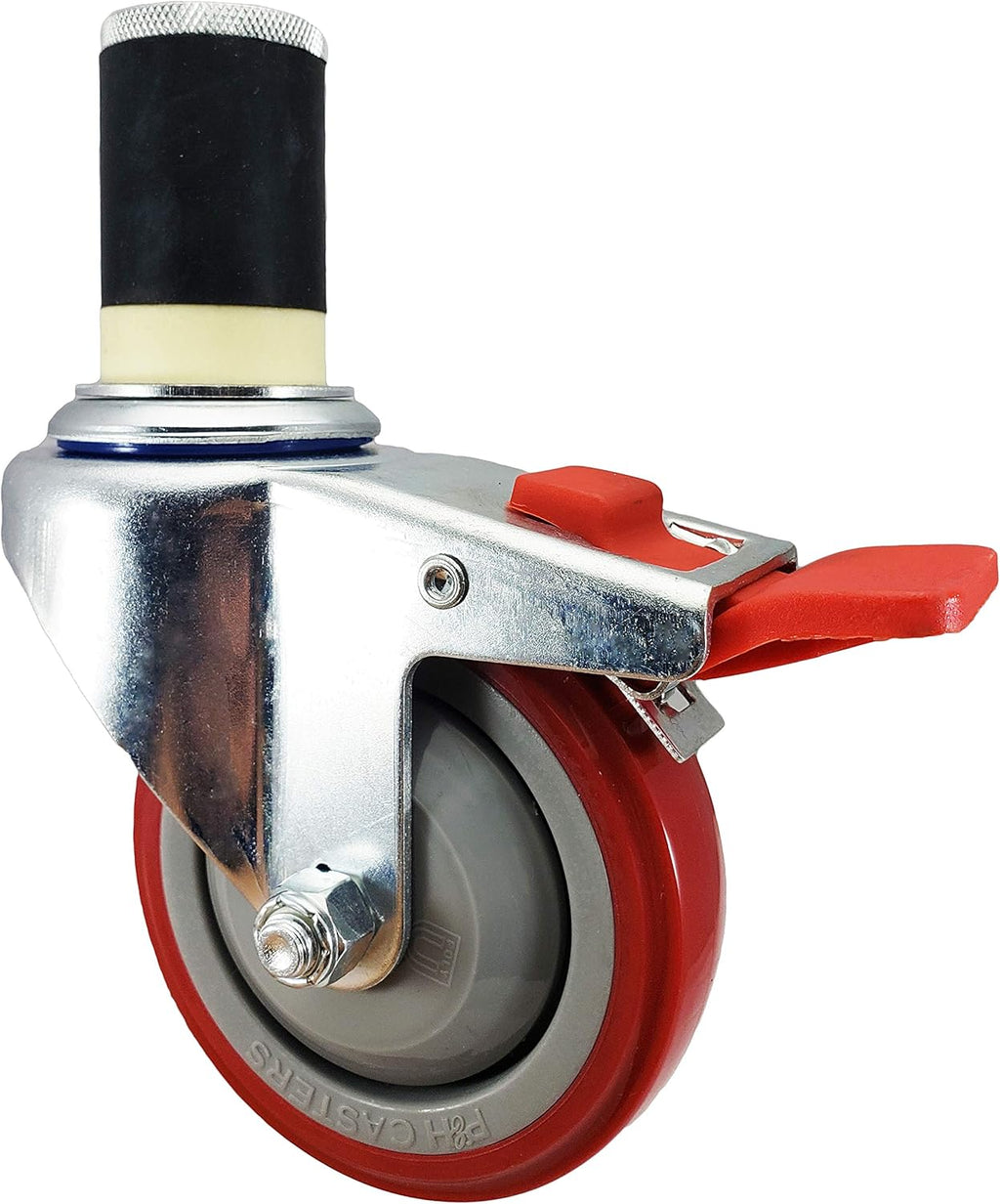 4 inch Caster Wheel Set Total Locking Casters N783860