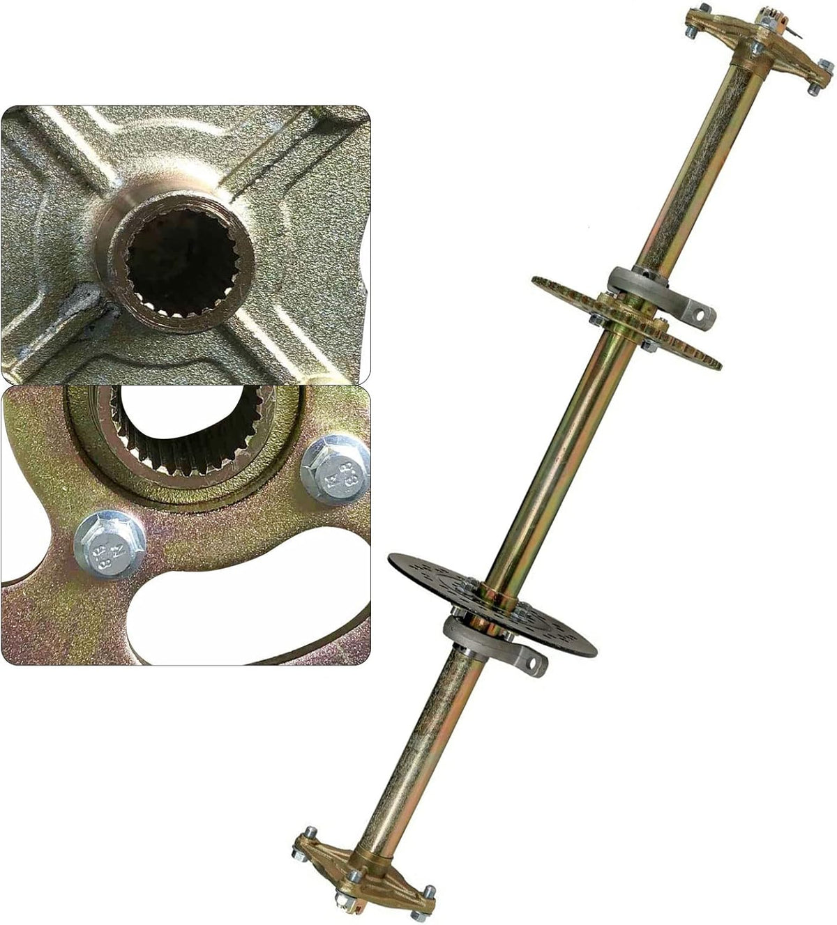 815mm Rear Axle Shaft Kit with 7.5" Brake Disc Z64141