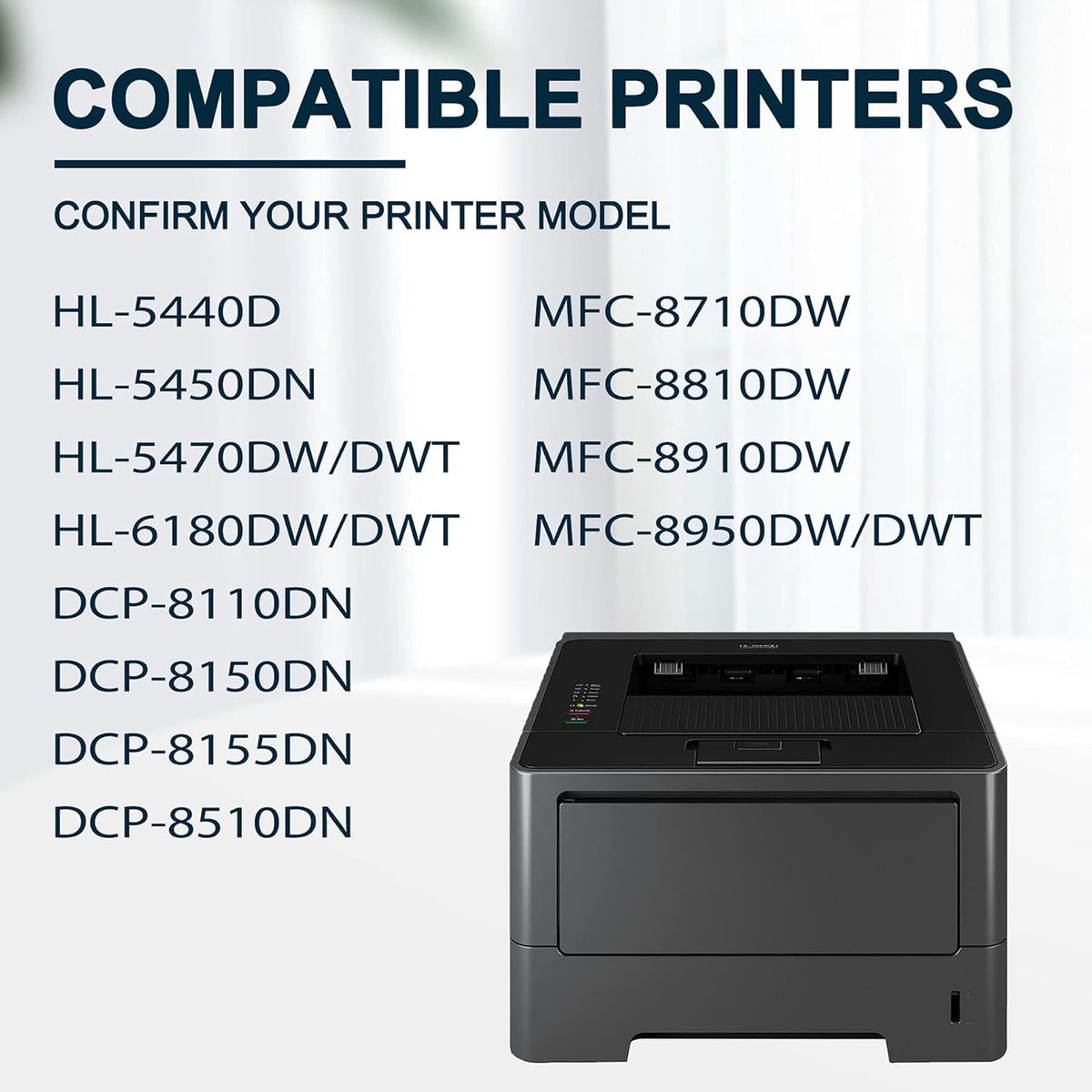 Black TN720 Compatible Toner Cartridge for Brother Printer U218415