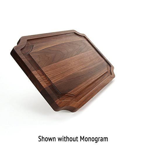 Large Walnut Carving Board with Juice Groove V542
