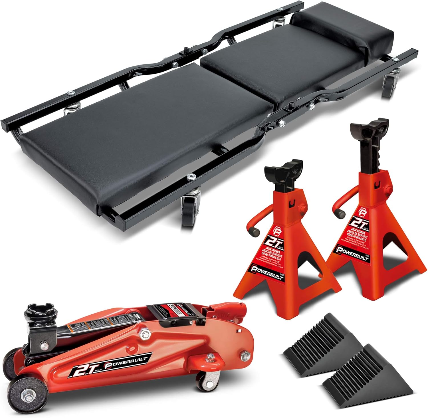 6 Piece Car Jack and Garage Creeper Service Set T8799
