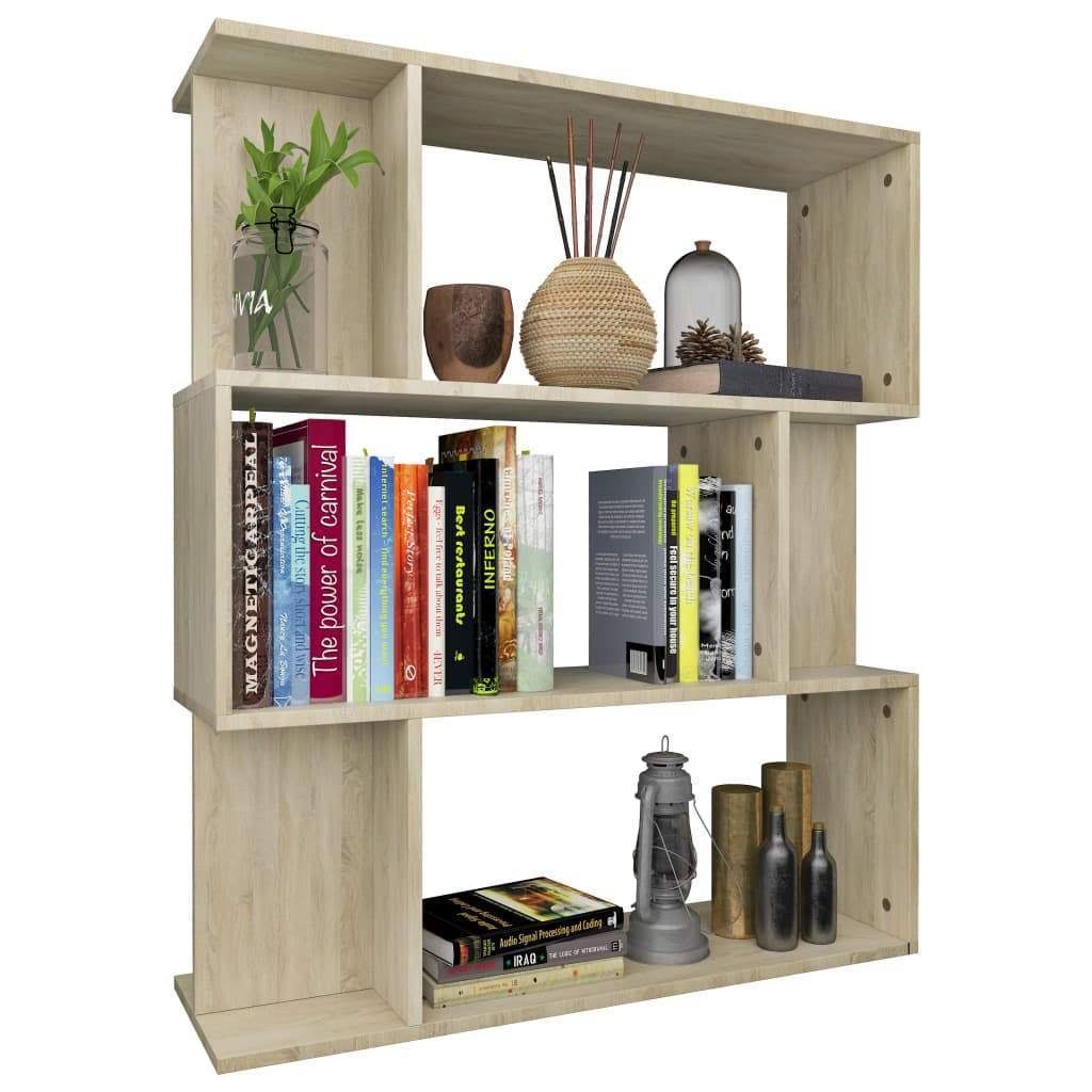 White Book Cabinet Room Divider Chipboard K27847