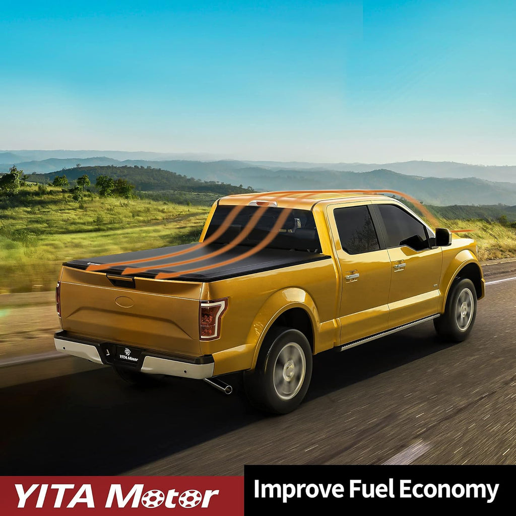Soft Tri-fold Truck Bed Tonneau Cover for 6.5 ft Bed T5894