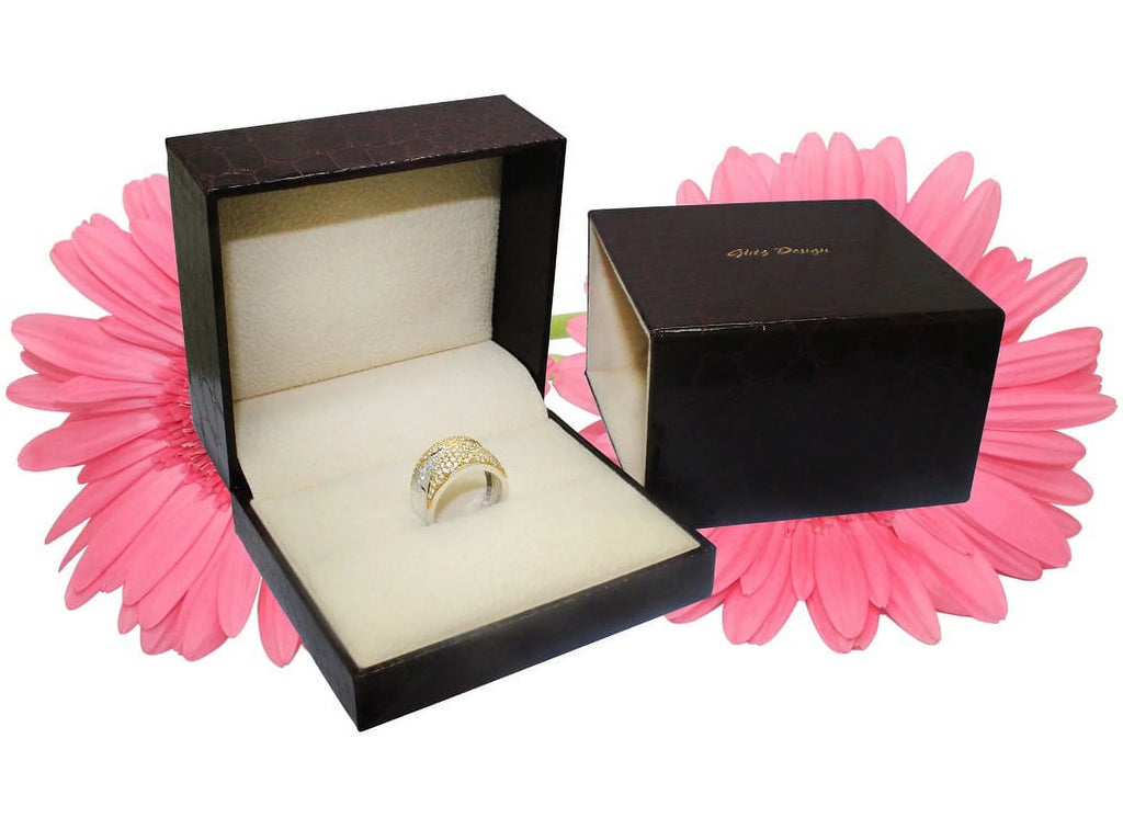 18K White Gold 1.10 CT Engagement Ring Z428