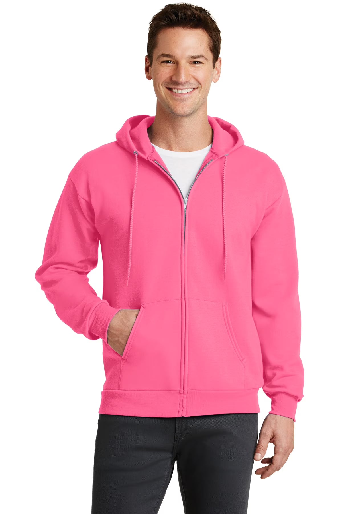 Men's Full-Zip Hooded Sweatshirt I9153