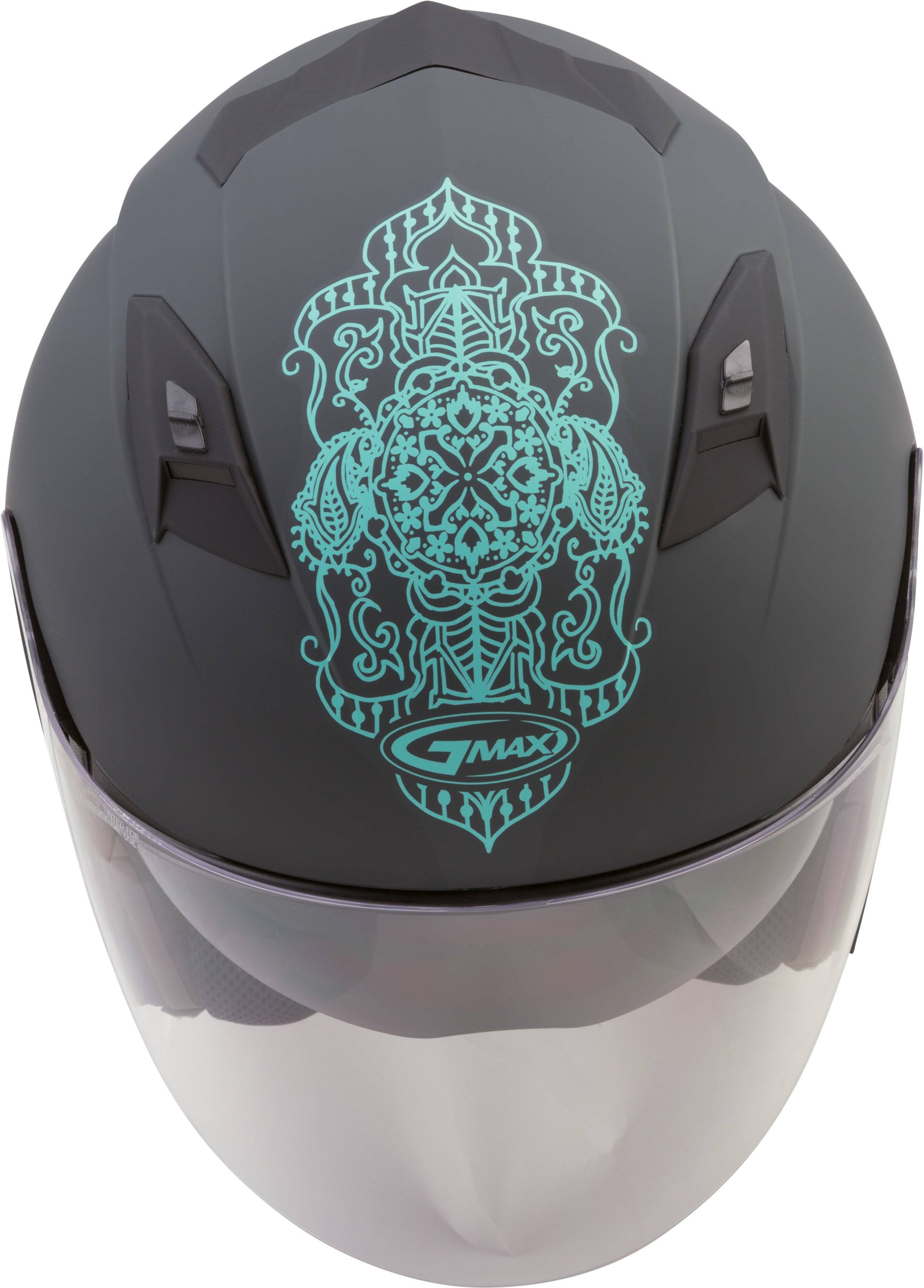 Open-Face Helmet Black/Pink U92277