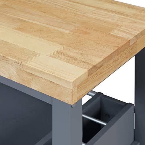 Gray Kitchen Cart I5167