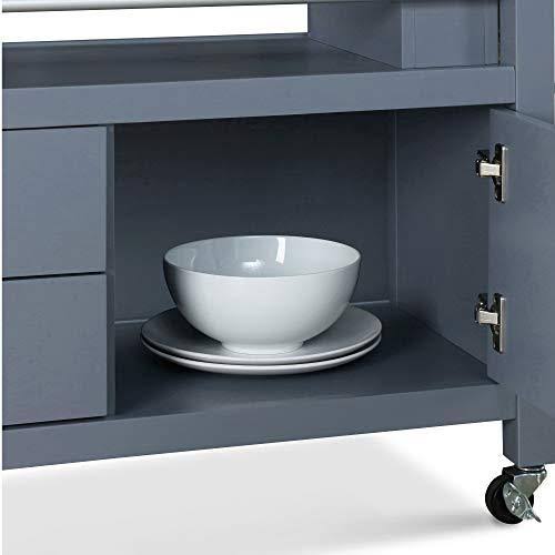 Gray Kitchen Cart I5167