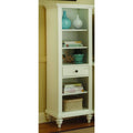 Brushed White Pier Cabinet Q65082
