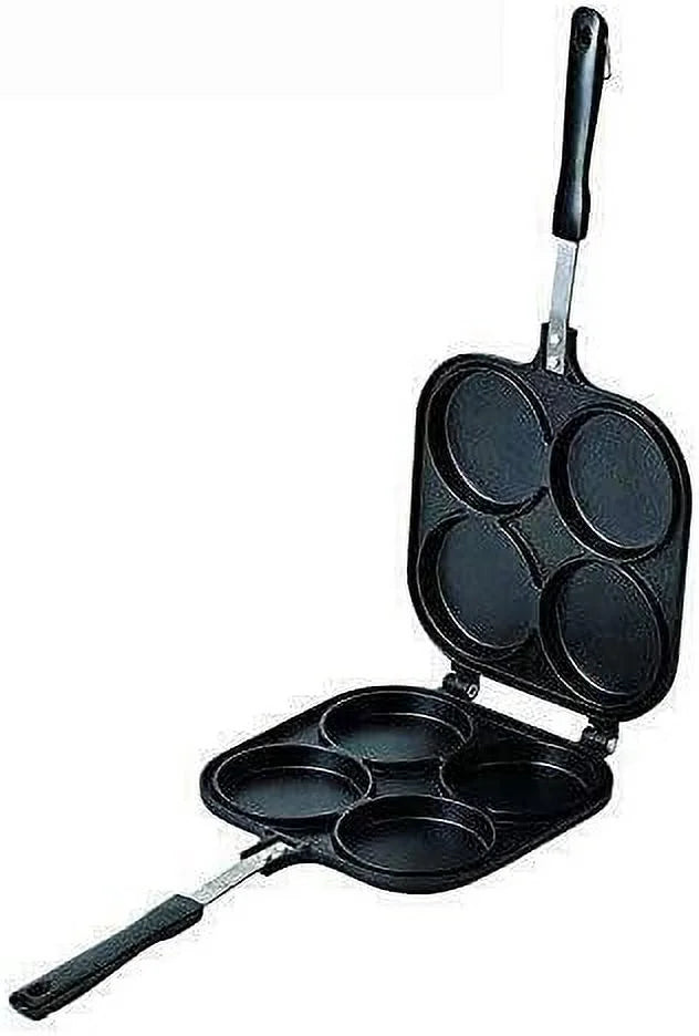 Nonstick Aluminum Pancake Maker with Four Molds P57496