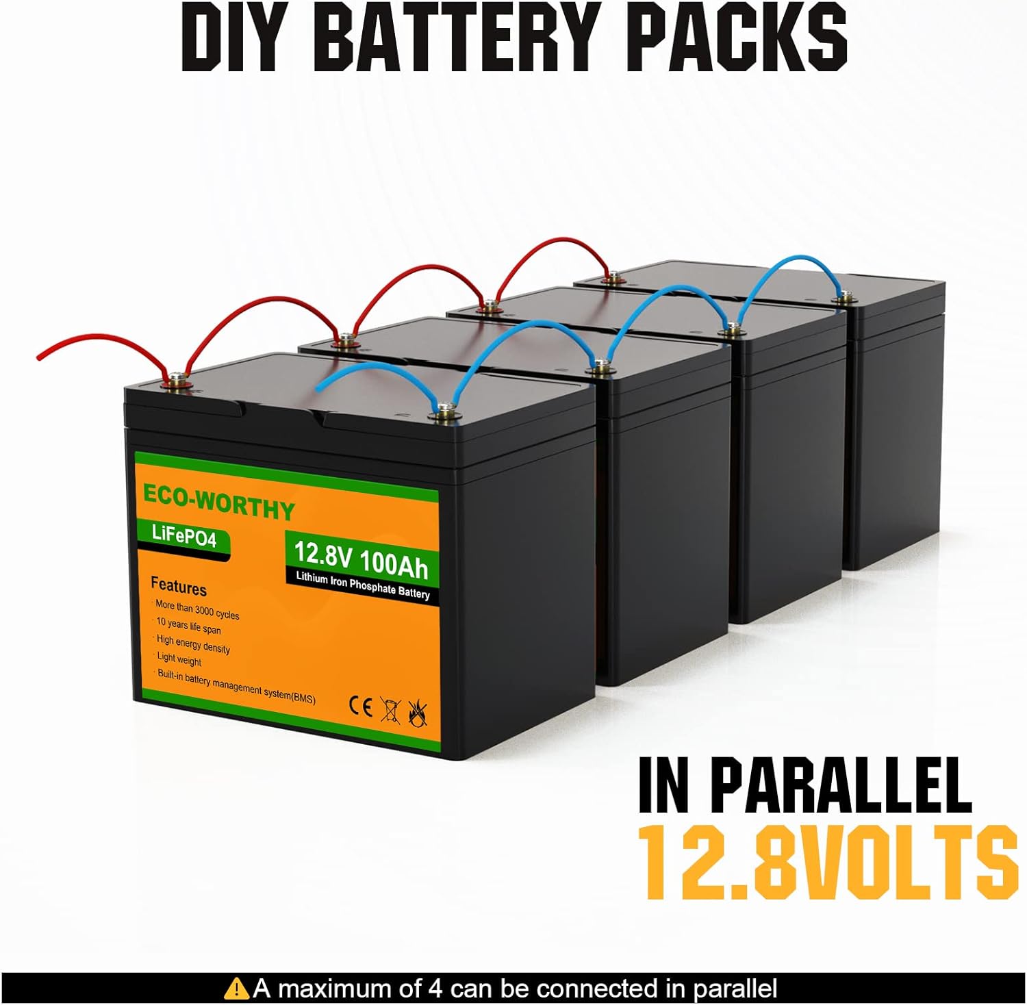 12V 100AH LiFePO4 Lithium Iron Phosphate Battery with BMS Z5507