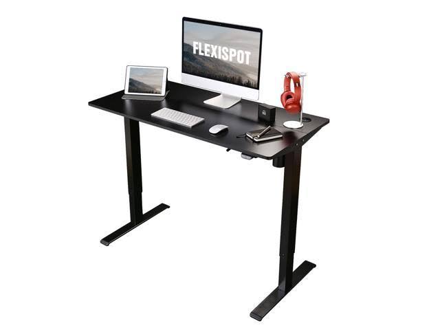Black 48 x 24 Inches Height Adjustable Electric Sit Stand Desk D78246