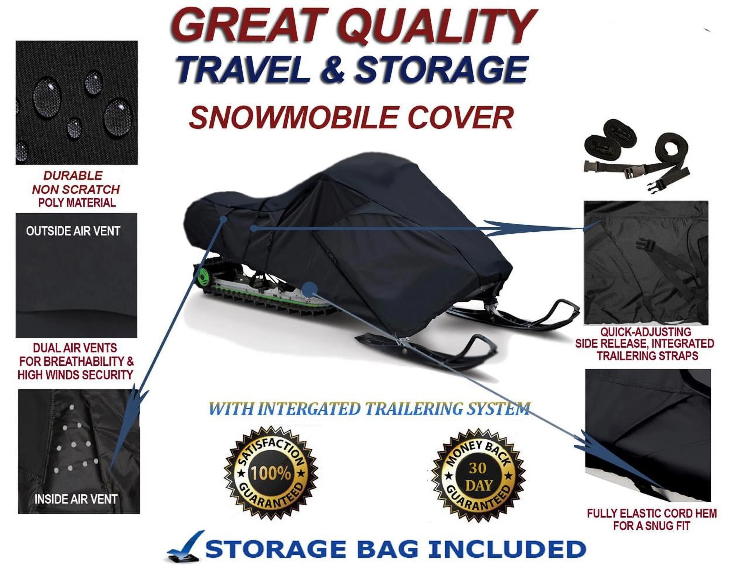 300D Snowmobile Travel and Storage Cover D31215