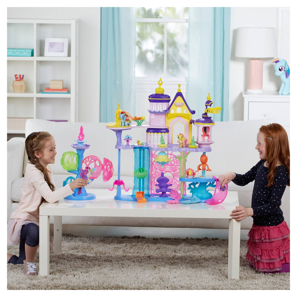 Canterlot & Seaquestria Castle with Light-Up Tower O17939