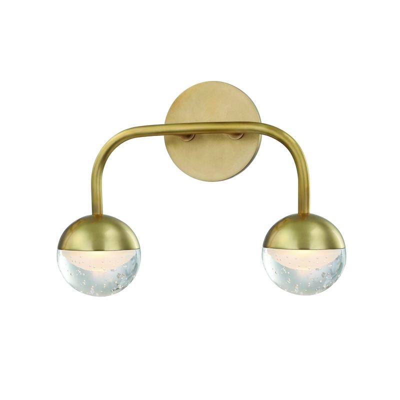Aged Brass LED Bath Light Bracket N35516