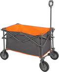 Collapsible Folding Wagon Cart with Wheels T5909